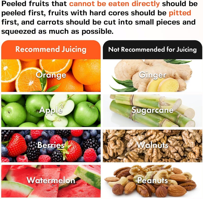 GVODE Juicer Attachment for KitchenAid, Cold Press Slow Juicer with 4.9" Large Feed Chute for Whole Fruits & Vegetables, Includes 2 * 1L Measuring Cups for KitchenAid Accessories and Attachments, Red - Image 5